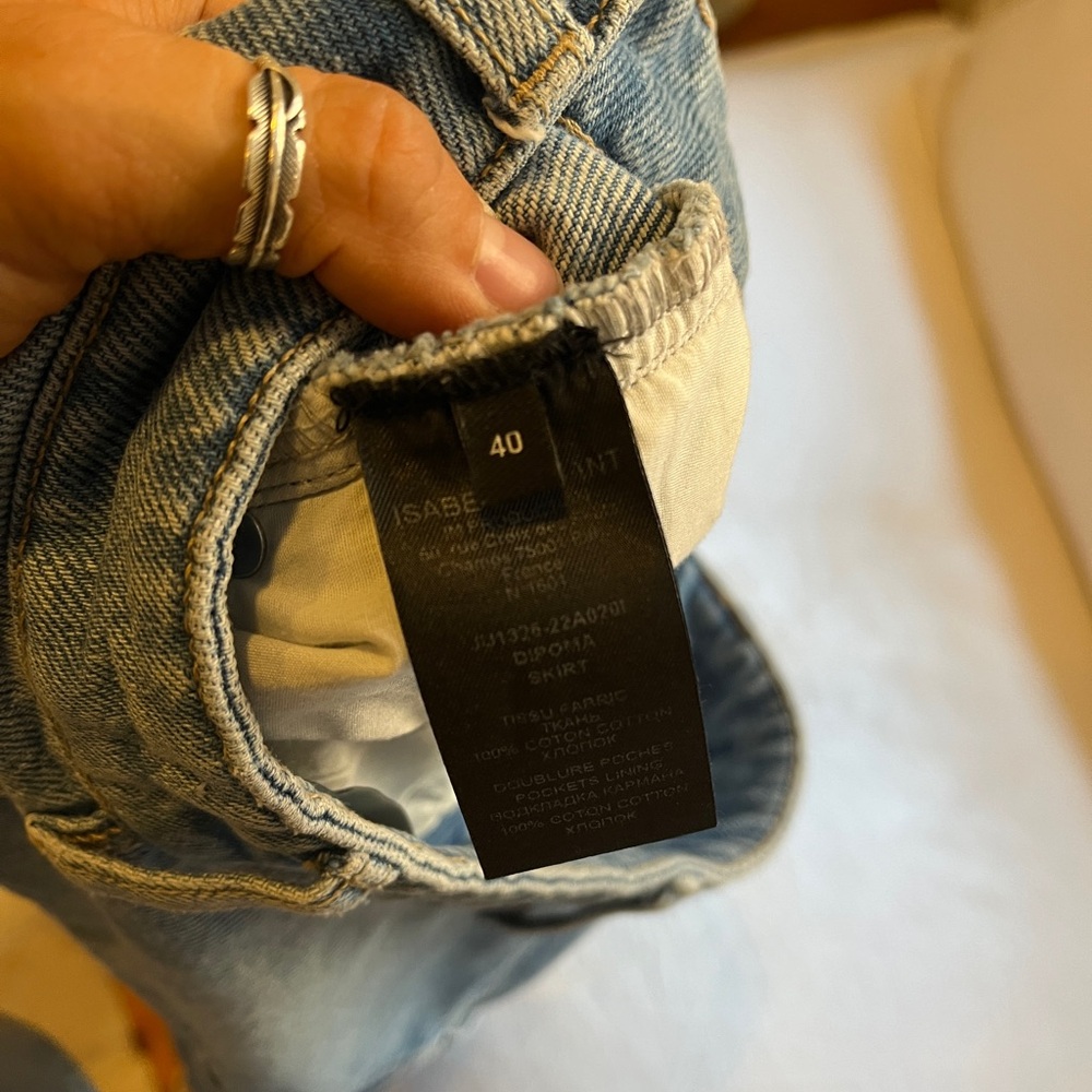 Isabel Marant Light Blue Denim Skirt - Picture 5 of 5